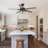 Gaspard 52'' Ceiling Fan with Light Kit