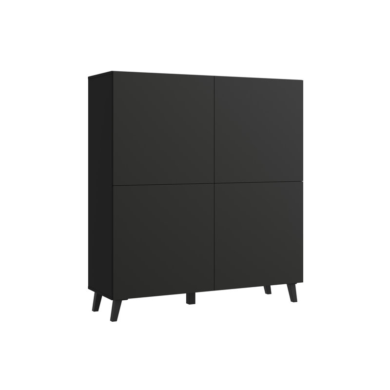Highboard Accent Chest, Black