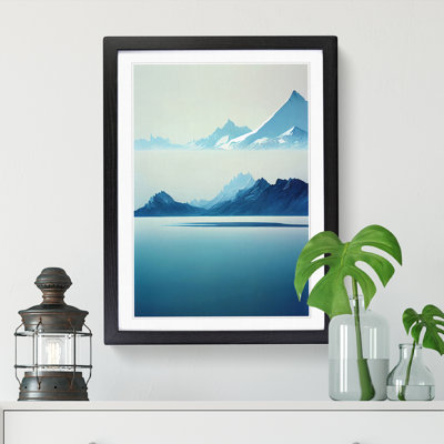 Mayville Glacier Minimalism - Picture Frame Print