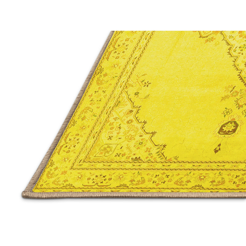 Milleigh Performance Oriental Indoor Rug, Rectangle 4' x 6'