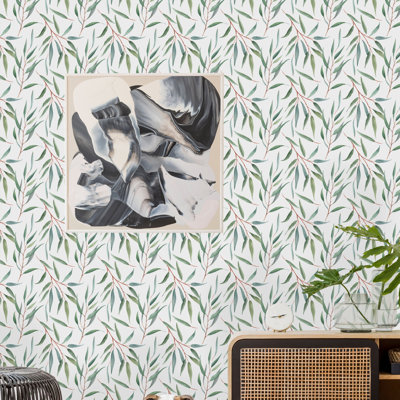 Rouleau de papier peint adhésif Pottersville Eucalyptus Branches
