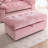 Double Recliner Sofa with USB Charging and Storage Ottoman-1065744527