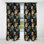 Cachemire céleste céleste - motif floral - rideau occultant - 1 panneau