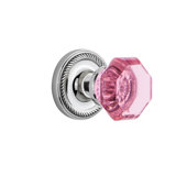 Rope Rosette with Waldorf Pink Door Knob