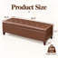 Banc de rangement en simili cuir Loggins-1451404310