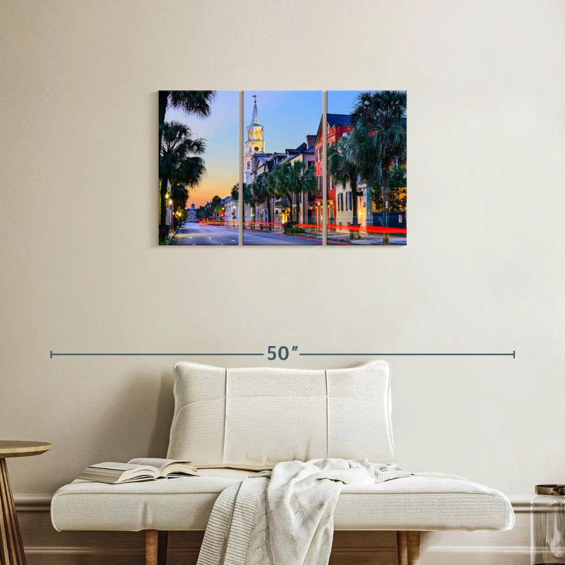 Tergel Charleston Cityscape, H 20 po x l 33 po