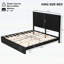 Lit plateforme élégant, mobilier de chambre contemporain-1384759555-1384759566