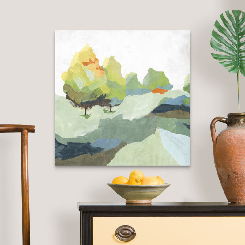 Reproduction d’art sur toile « bloquée II » par Isabelle Z, H 24 po x l 24 po x P 1,25 po, Toile tendue