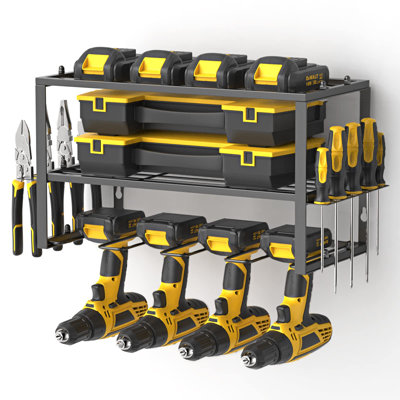 Heavy Duty Tool Shelf & 1 Pack of 3 Layers Tool Rack