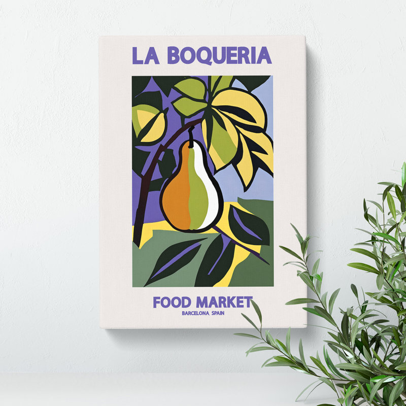 XMKTMKT-377 La Boqueria Food Market Exhibition 1 - Wrapped Canvas Print, 50cm H x 35cm W x 3cm D