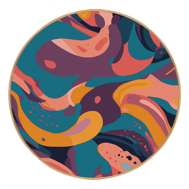 Luminous Threads Rug, Round 5'