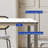 Stainless steel minimalist rectangular table-1909567880
