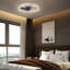 Ventilateur de plafond encastré à intensité variable avec lumières DEL Kordae-1850629-12551997