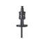 Set of 3 Christmas Stocking Holders KAJAANI Nutcracker 21 cm Black-1475022861