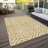 Washable Geometric Indoor / Outdoor Rug-1952219239