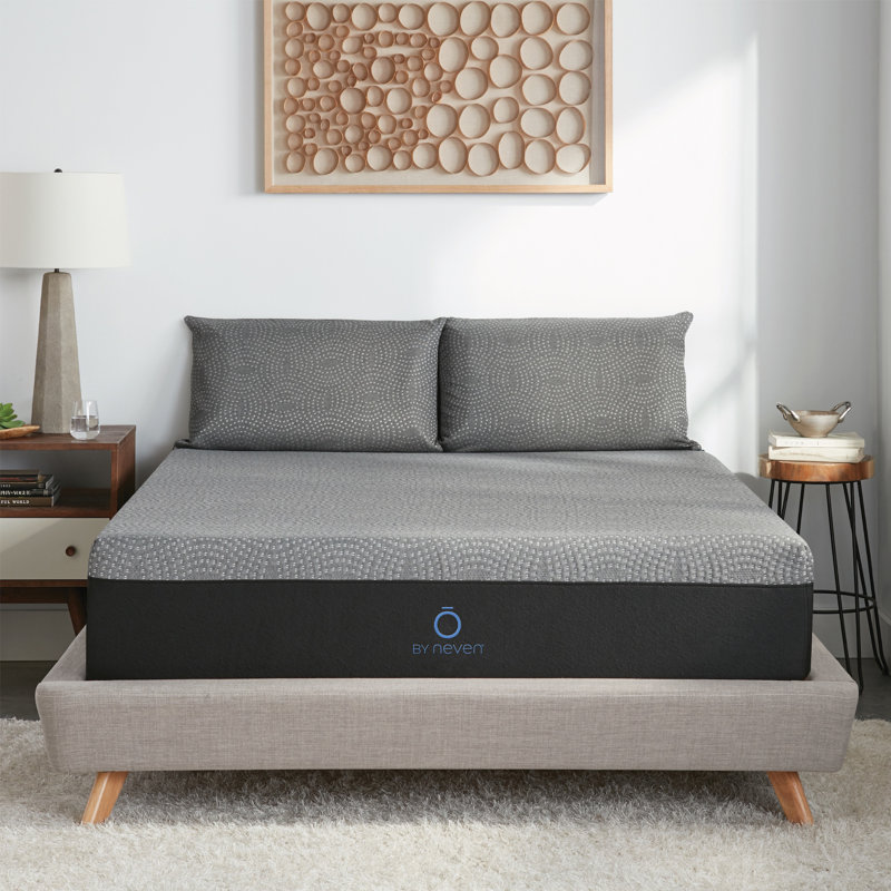 Matelas en mousse viscoélastique imprégnée de charbon de 12 po O by Neven Supreme, Grand lit