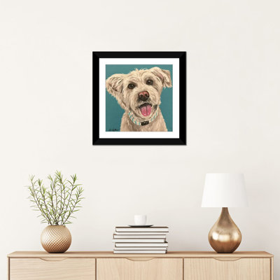 «George Wheaten Terrier» par Hippie Hound Studios, impression sur toile tendue