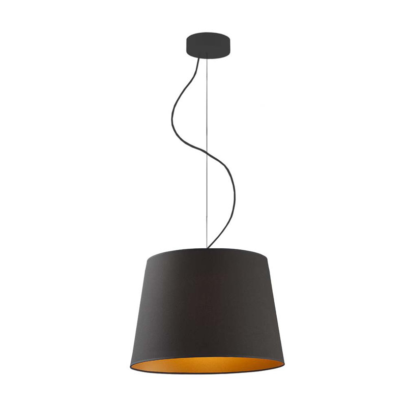 Genti 1 - Light Cone Pendant, Brown, Black