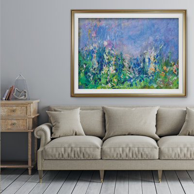 «Lavender Fields Gallery» par Claude Monet, reproduction de peinture acrylique