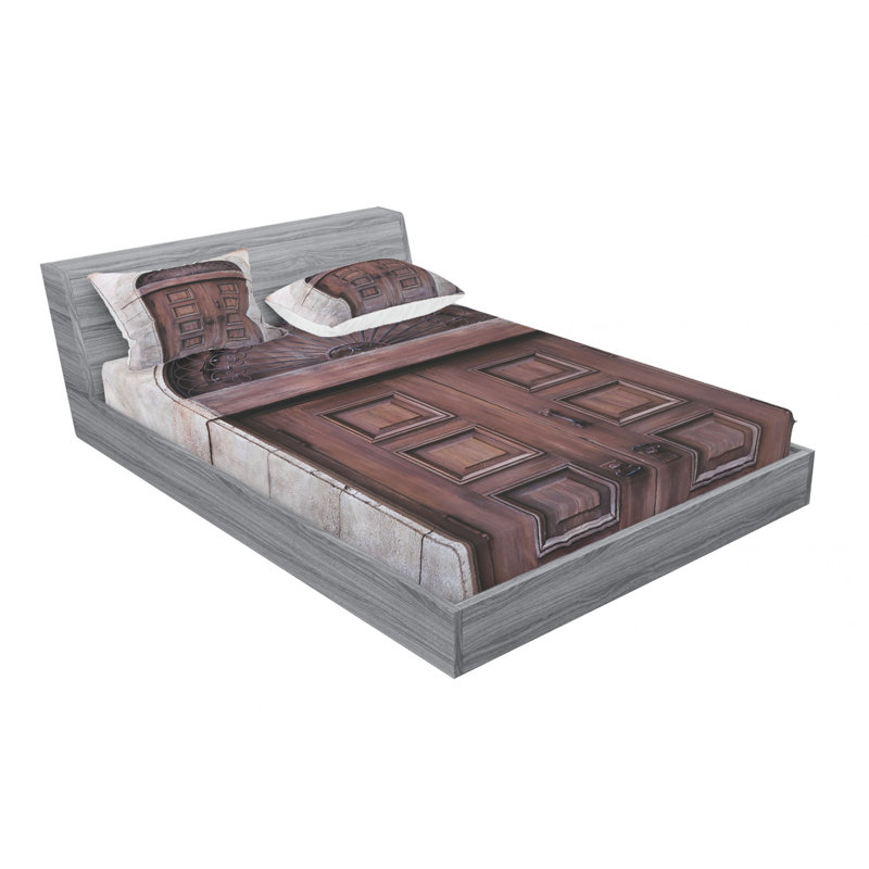 Microfiber Sheet Set, Queen Sheet Set with Fitted Sheet