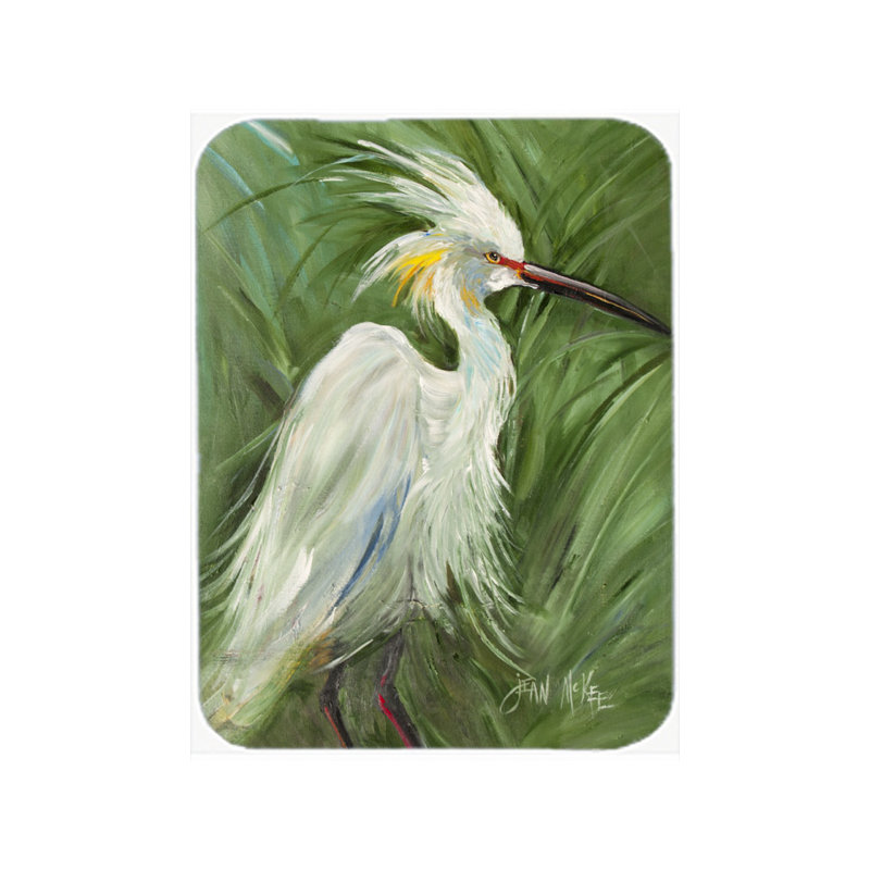 Planche à découper en verre carolines trésors d’herbe Egret