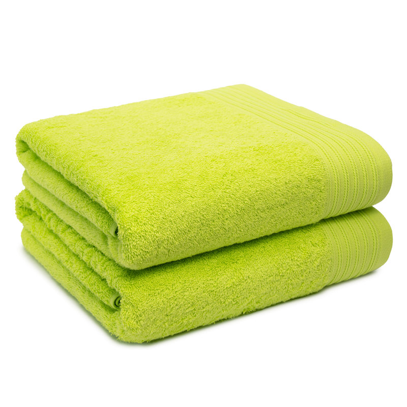 Lorena Midweight Bath Sheet, Applegreen