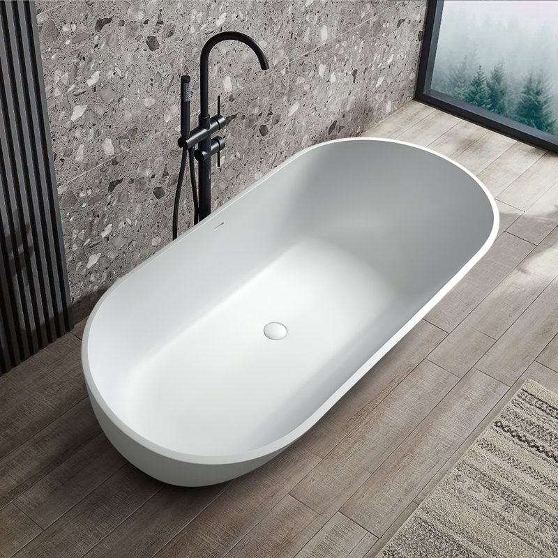 Baignoire de trempage autoportante 69 po. X 29,5 po. 69 po.