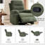 Fauteuil inclinable et pivotant en plusieurs couleurs 360 °-1060315762