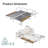 Modern Outdoor Daybed Patio Metal Daybed-925250585-925250586