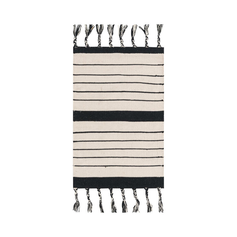 Asenet Cotton Striped Indoor Rug