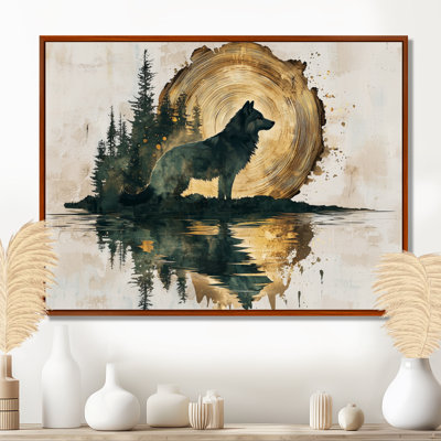 Wolf Guardian Of The Forest III - Wolf Wall Art