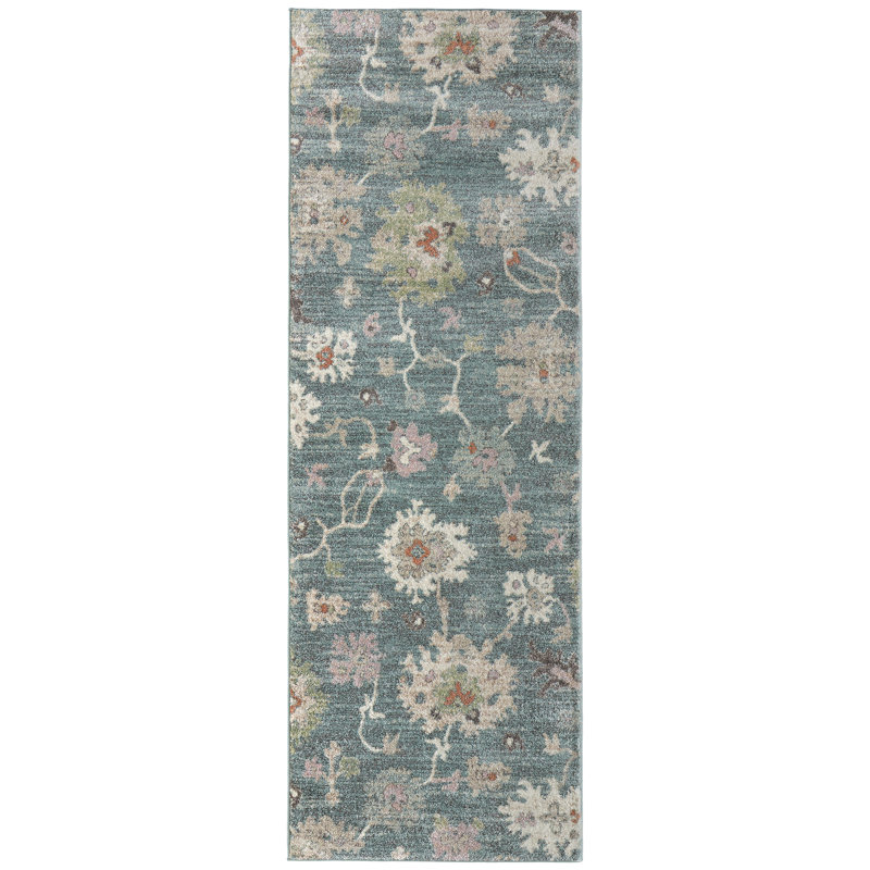 Tapis abstrait Odis, Tapis de couloir 2 pi 6 po x 7 pi 3 po