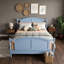 Lit plateforme en bois avec tête de lit, pied de lit et lattes-133591637-133591639