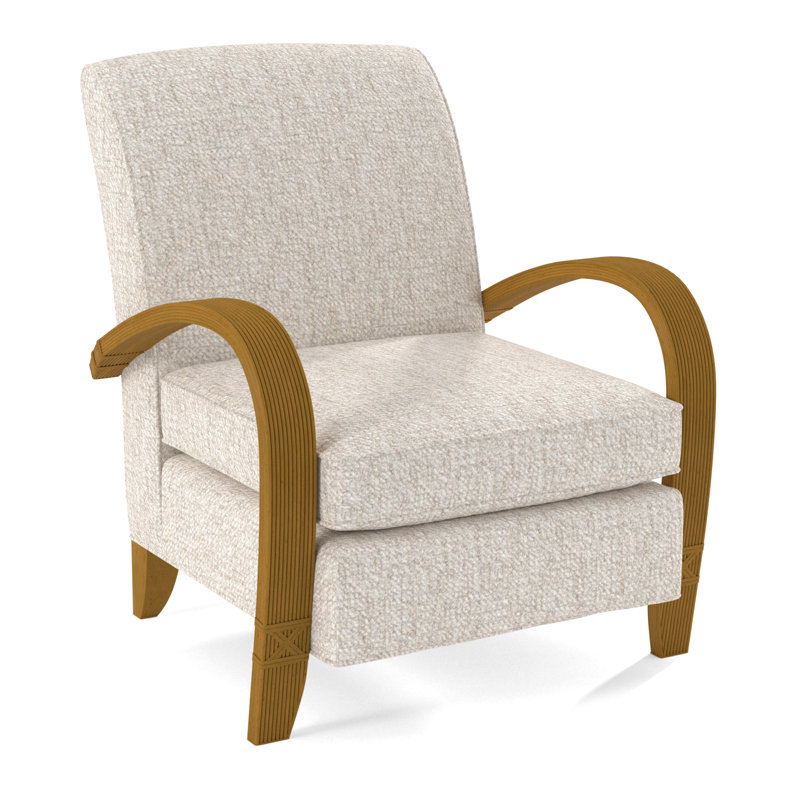 Vero Armchair, Antique Frost White, Snow Crypton Performance; 0884-91