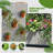 72" H x 35" W x 16" D Outdoor Metal Planter Box with Trellis Decor Raised Garden Bed with Lattice Panel and Wheels for Patio-415579335-415579330