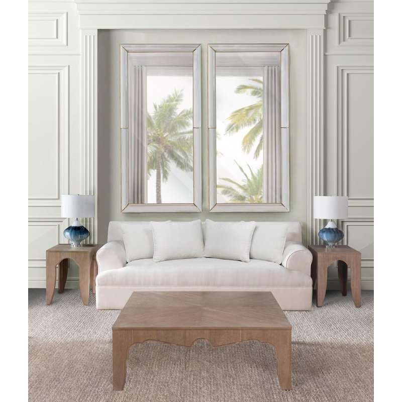 Island Manor Solid Wood Coffee Table, Driftwood