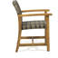 Chaise de salle à manger en bois et osier Hampton (ensemble de 2)-1168547187