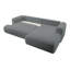 Alija 3 Seater Velvet Sofa & Chaise-158869168-158869178