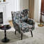 Fauteuil à oreilles à accoudoirs
