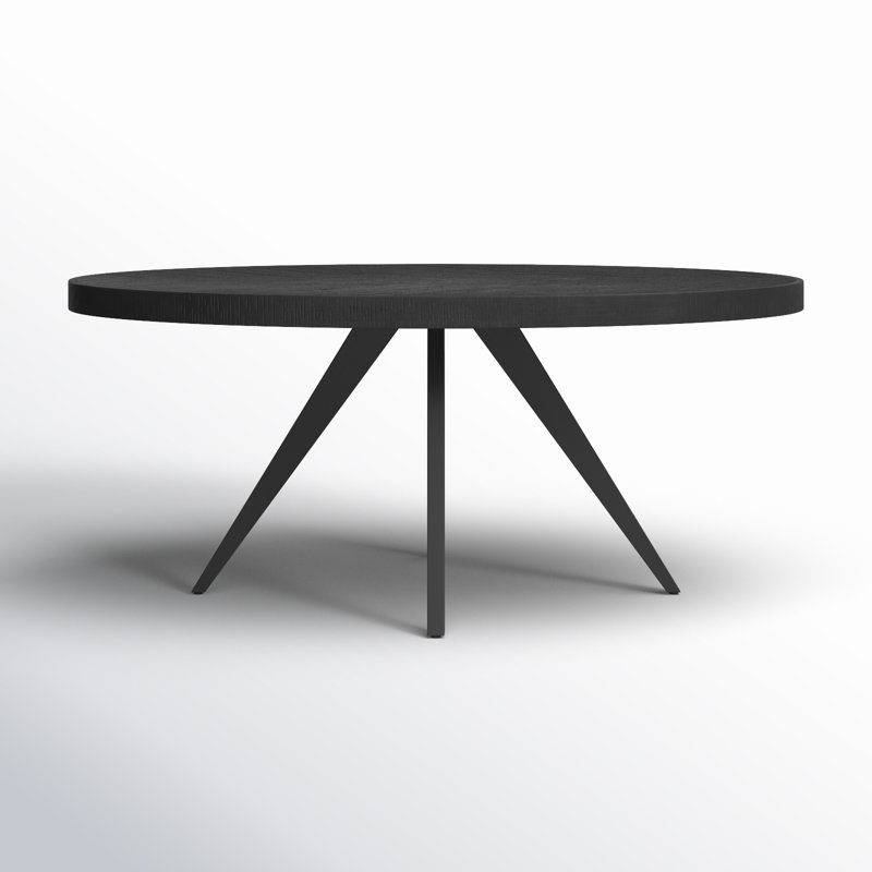 Parq Oval Dining Table, Black