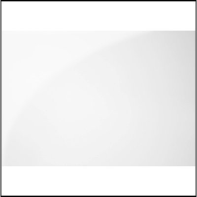 Accent Table, Console, Entryway, Narrow, Sofa, Living Room, Bedroom, Glossy White Laminate, Clear Tempered Glass, Contemporary, Modern