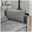Canapé Cloud 3 places, canapé modulaire moderne pour le salon, coussin rembourré à double couche confortable, tissu chenille respirant-1956205049