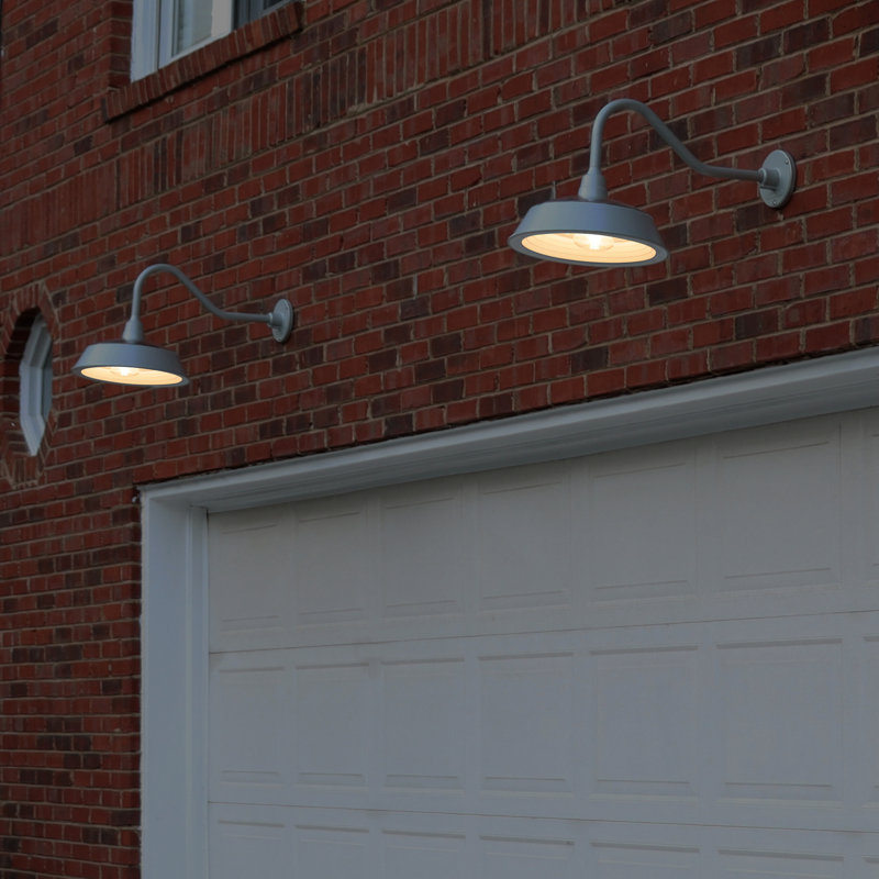Luminaire de grange solaire Cottage - blanc, Blanc