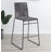 Upholstered Counter Stool with Steel Frame-1397083738