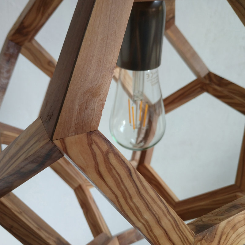Chewelah 1 - Light Oil Geometric Pendant
