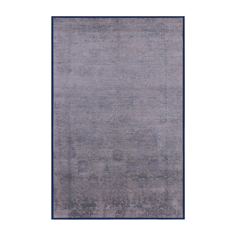 Tapis oriental gris / mauve Shaunta, Rectangle 5 pi x 7 pi