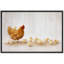 «Hen and Chicks Farmhouse Animal», cuisine, impression sur toile encadrée-131636222-131636227