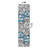 Rooshi Moroccan Blue/Gray/Ivory Area Rug-2020346007