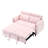 52" Modern Velvet Sofa Bed - 3-In-1 Convertible with Pillows & Side Pockets-1961656626