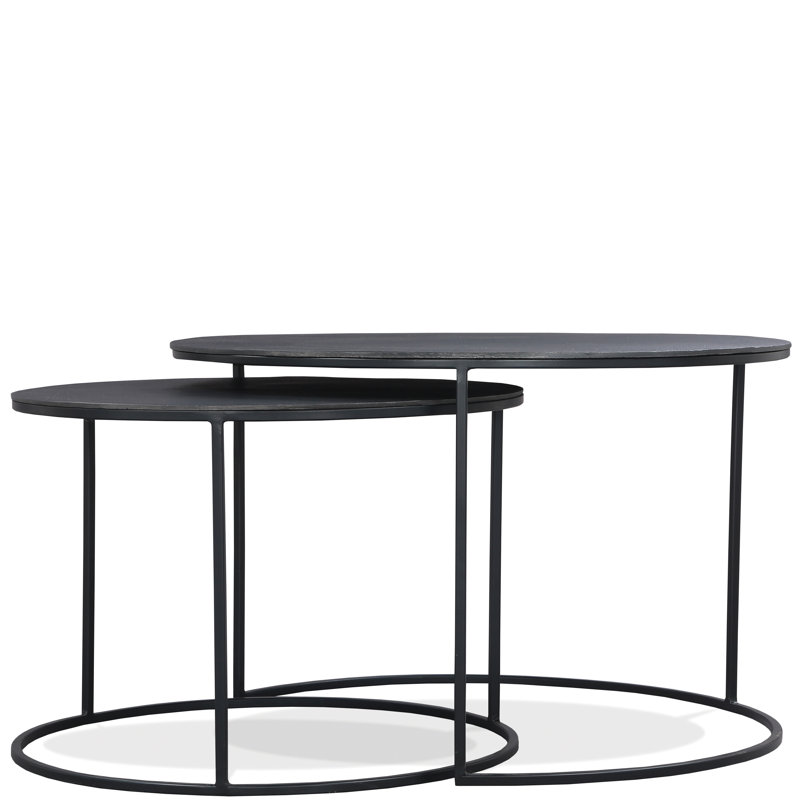 Ensemble de 2 tables gigognes Atna